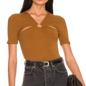 NWT Pistola Top Tank Cutaway Shoulders O‎ Ring Women’s X-Small Fairy Grunge